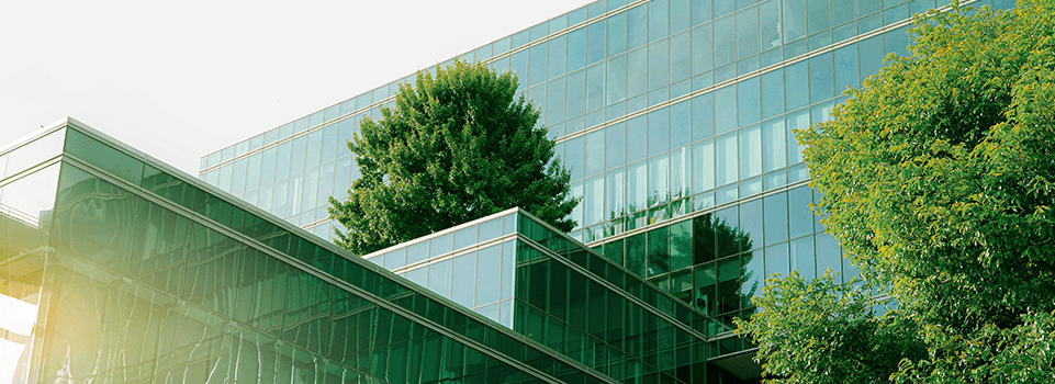 Memil Plan group campus with signature glass façade